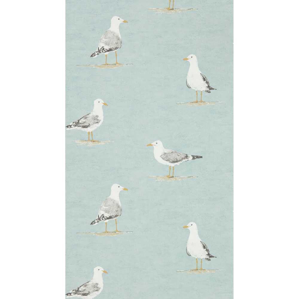 Shore Birds Wallpaper 216564 by Sanderson in Sky Blue